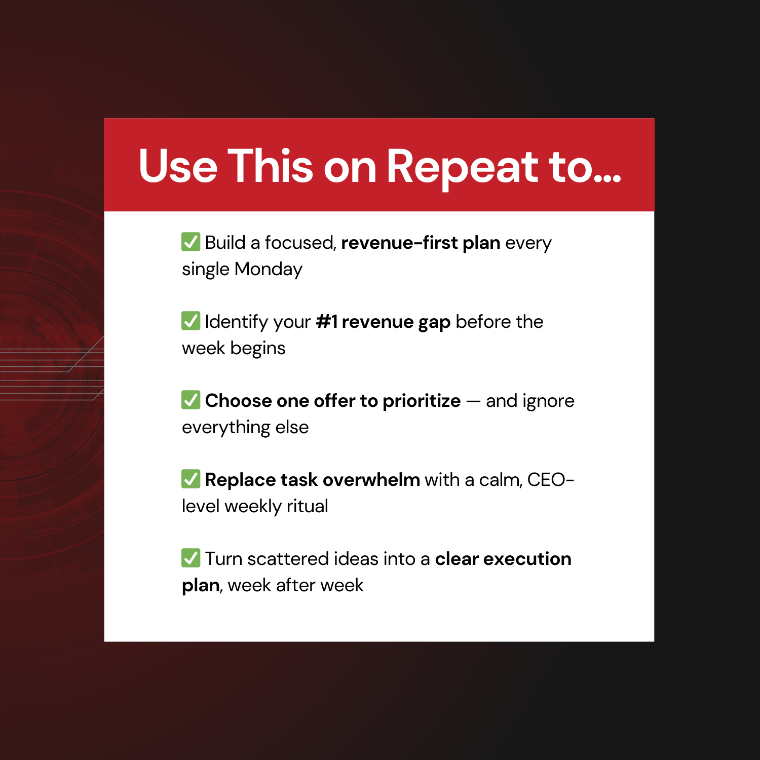 Maria - The Monday Revenue Reset GPT - Use this on repeat to...