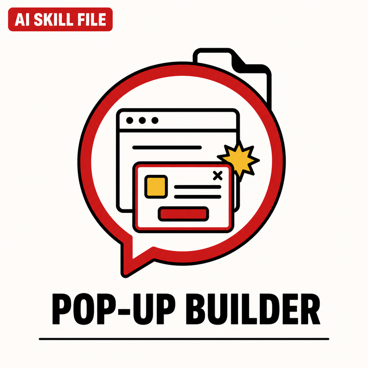 Pop-up Builder Skill Mockup