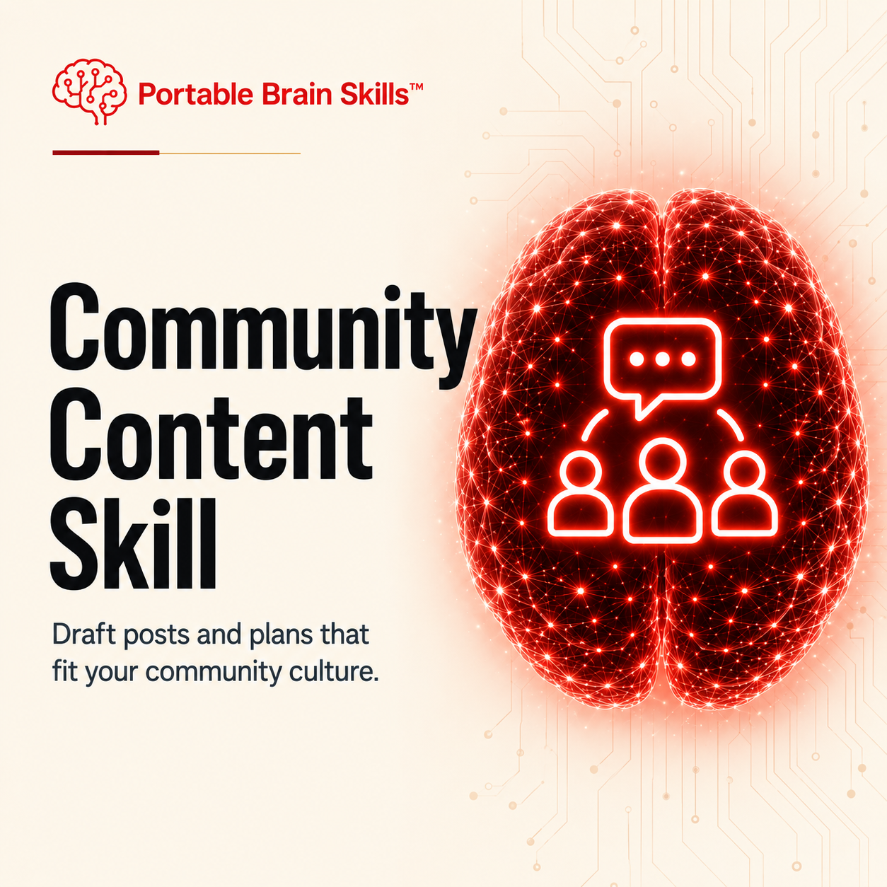 Community Content Skill - Portable Brain Skills