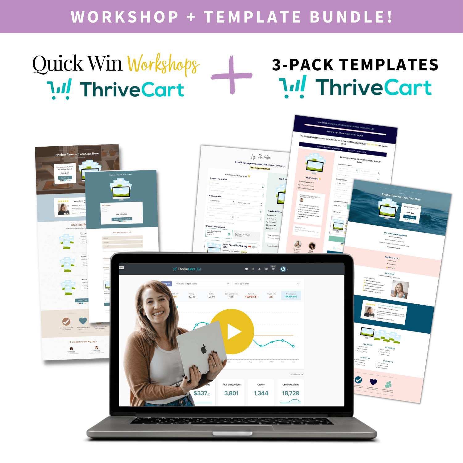 ThriveCart Bundle - Quick Win Workshop and Templates