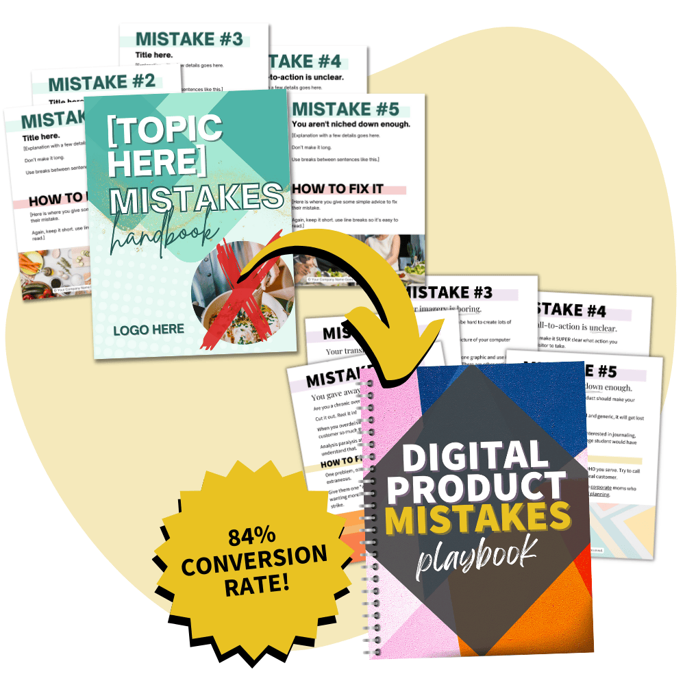 Loss Aversion Lead Gen Canva Template - Before and After - 84% conversion rate!