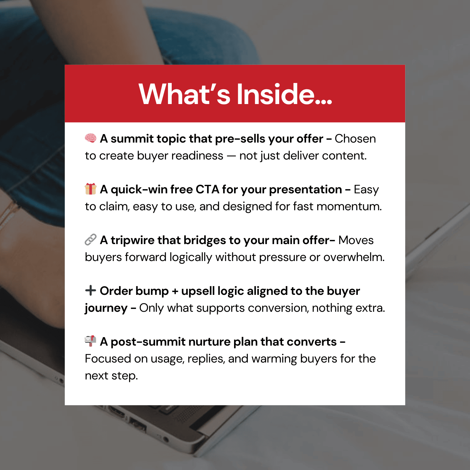 Summit-to-Sales Funnel Architect GPT see what's inside