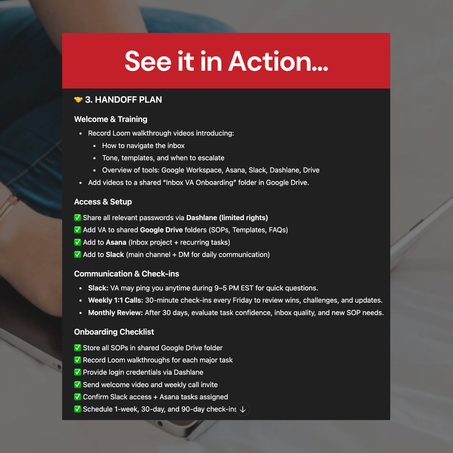 VA Prep Potion GPT - See it in action - Handoff plan
