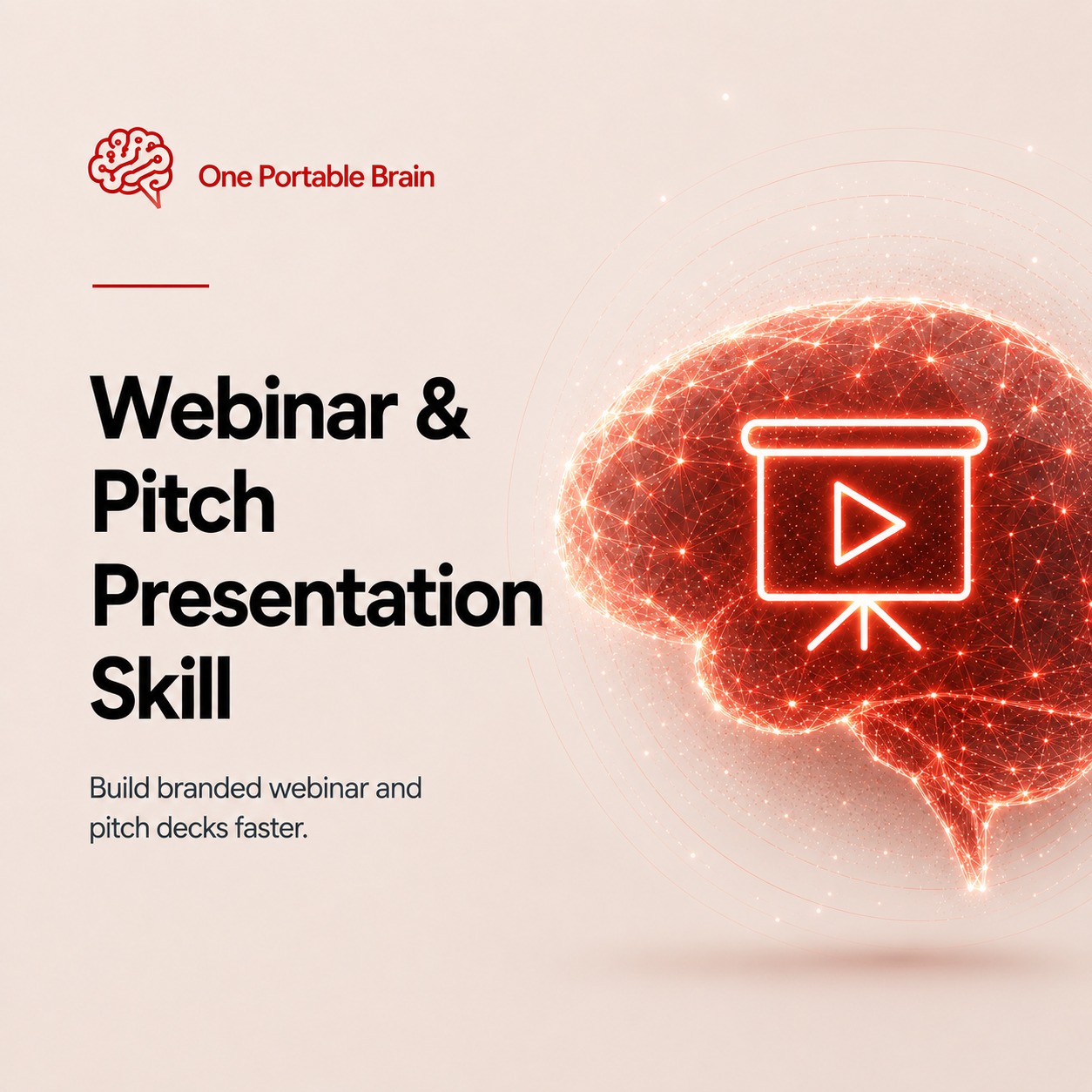 Webinar and Pitch Presentation Skill