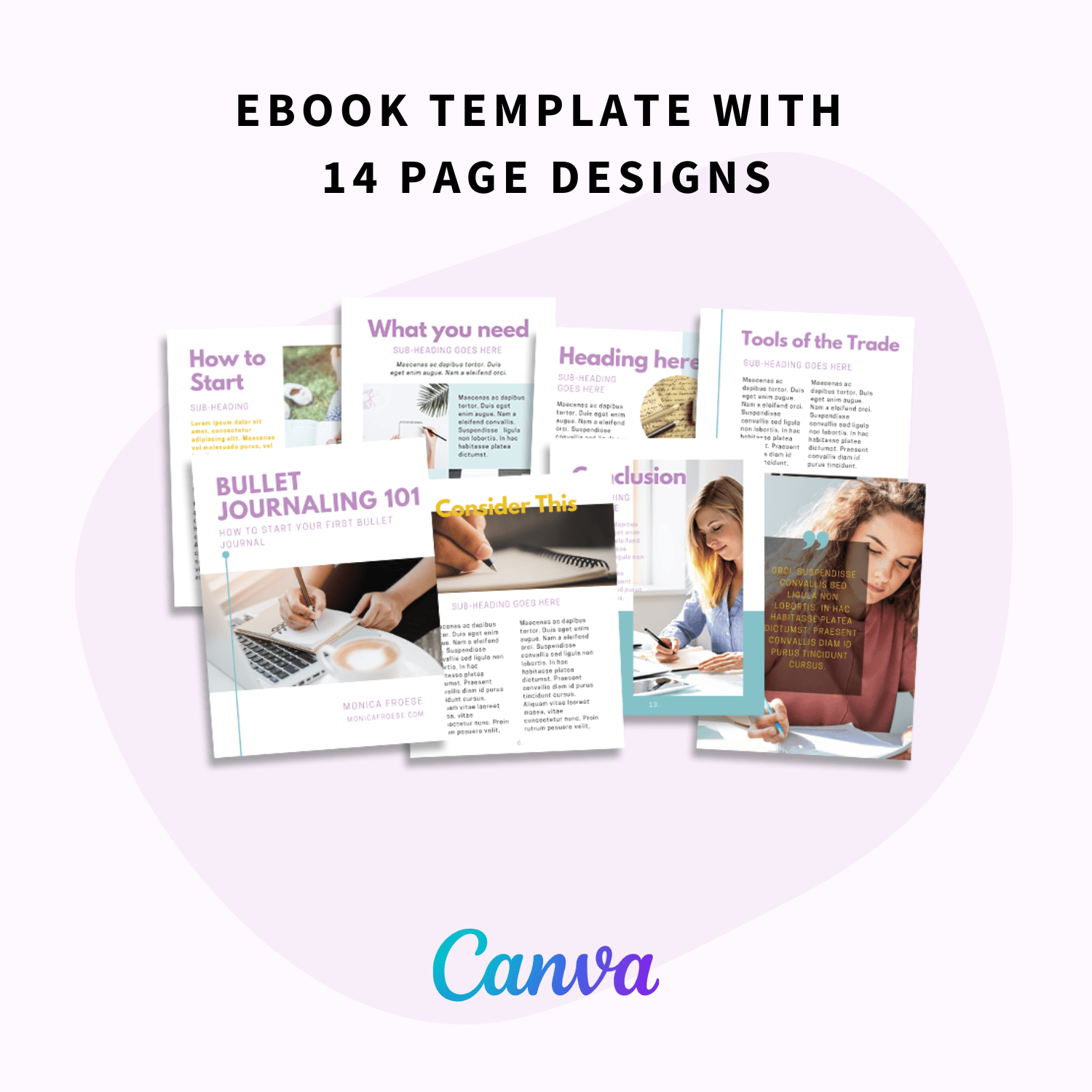 14 Page eBook Template for Canva in the Digital Product Launchpad