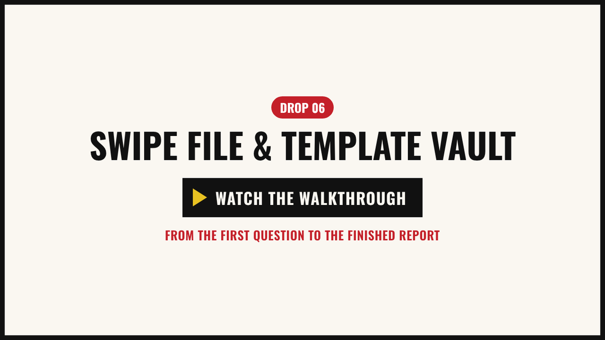 Walkthrough video: the example script vault, from the first click to the personal report