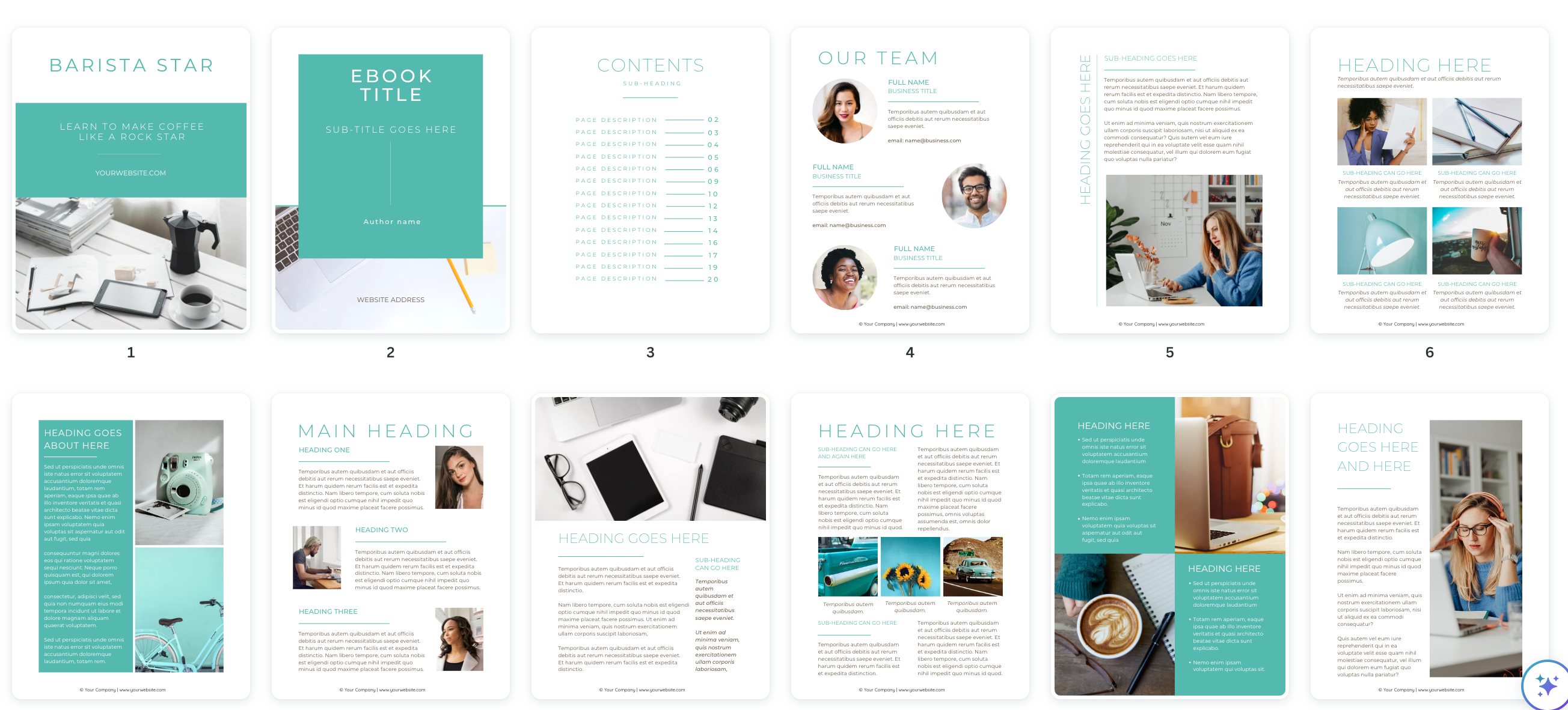 Digital products that scale ebook template mockup