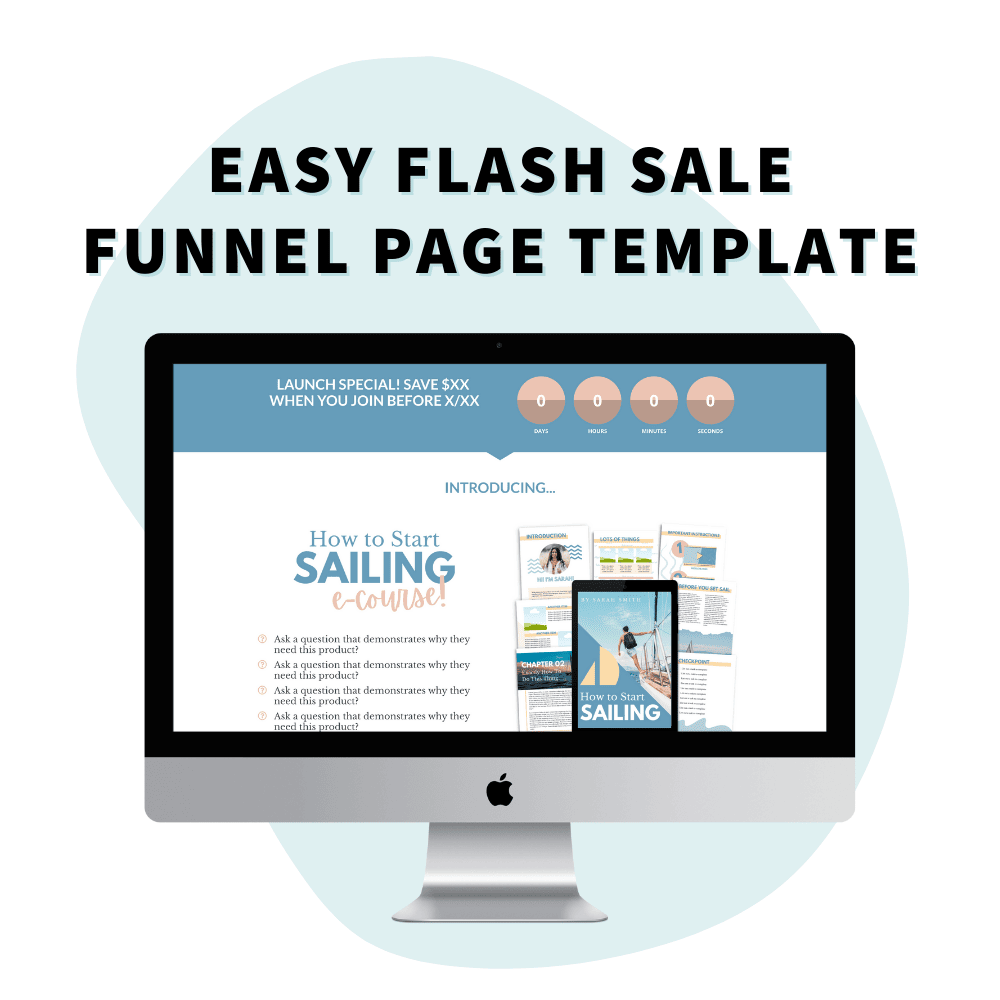 Easy Flash Sale Funnel Page Template