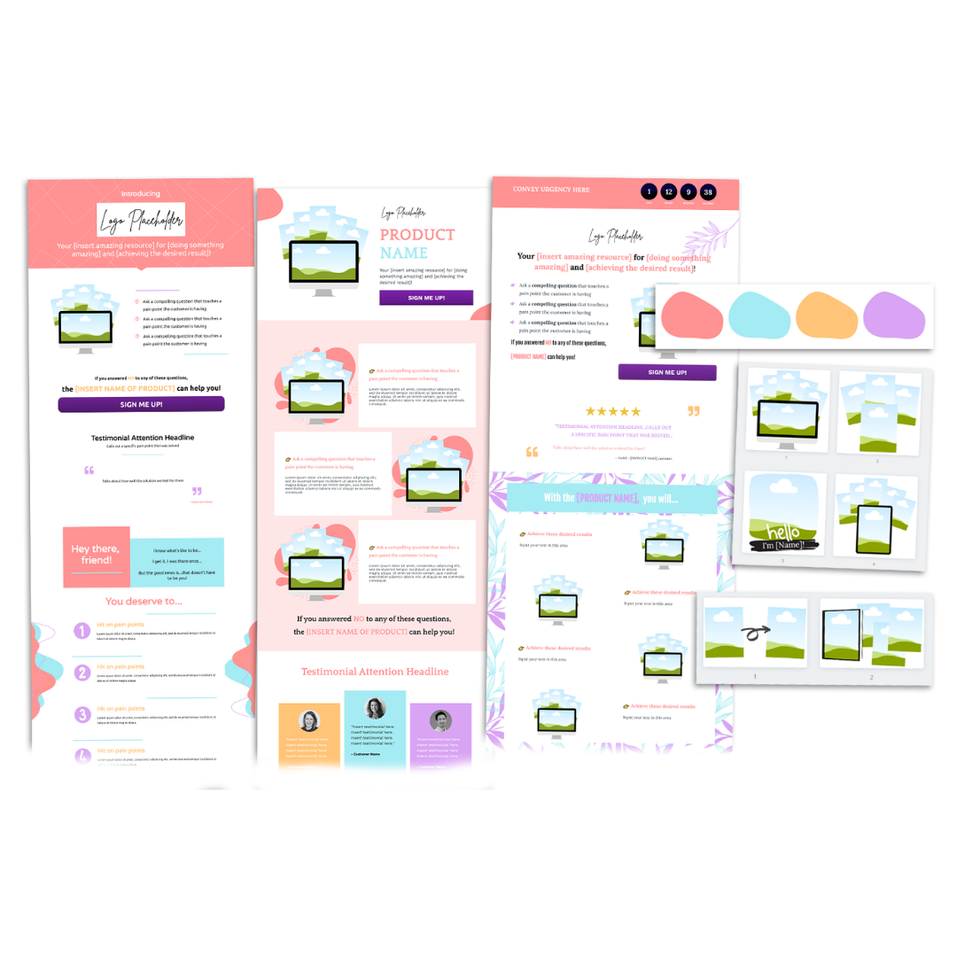 Triple Dip Funnel® Templates: Poppy