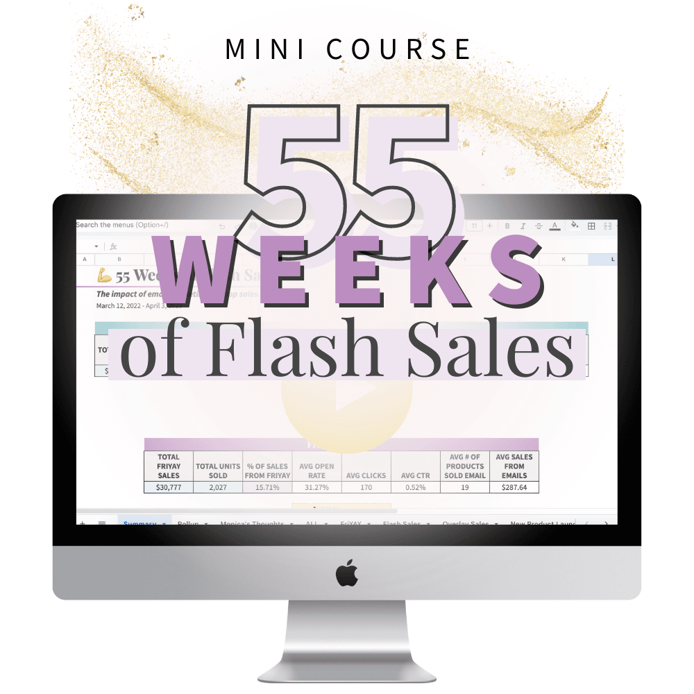 55 Weeks of Flash Sales Mini Course