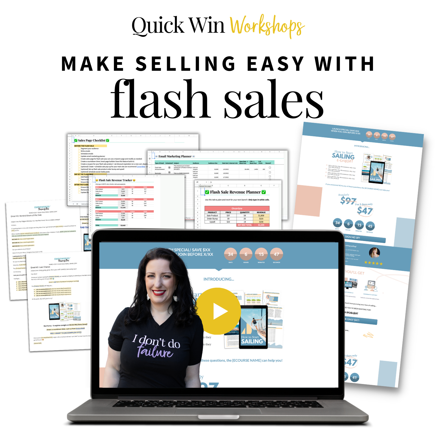 Quick Win Workshop: Make Selling Easy with Flash Sales
