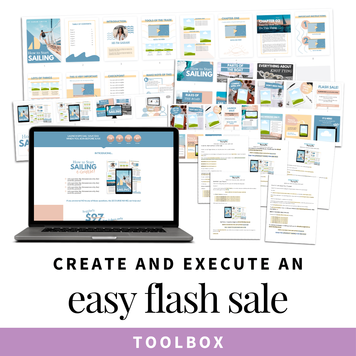 Create and Execute an Easy Flash Sale Toolbox