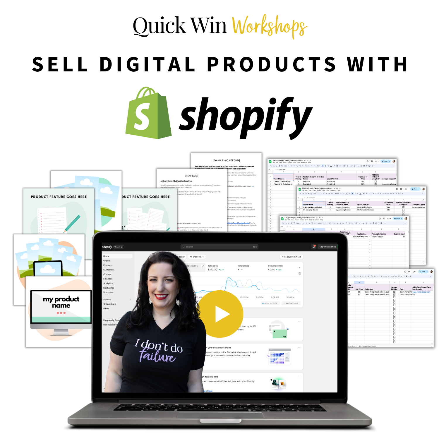 Quick Win Workshop: How to Strategically Sell Digital Products with Shopify