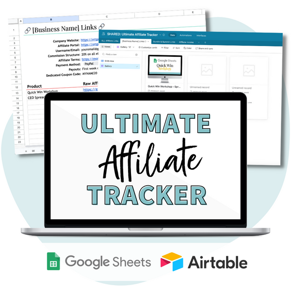 Ultimate Affiliate Tracker for Google Sheets and Airtable