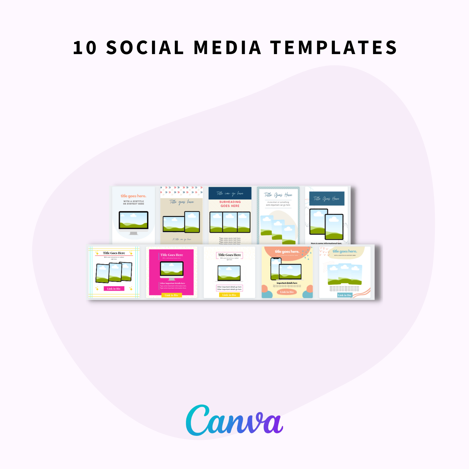 social media canva templates in the Email List Booster Toolbox
