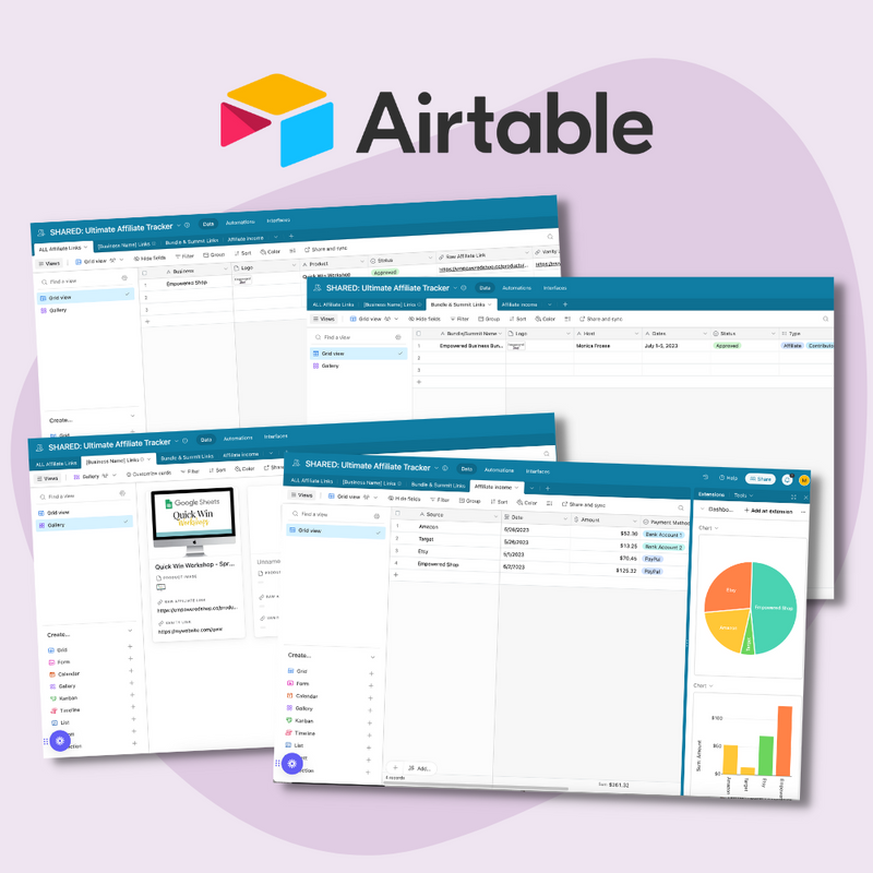 Ultimate Affiliate Tracker for Airtable