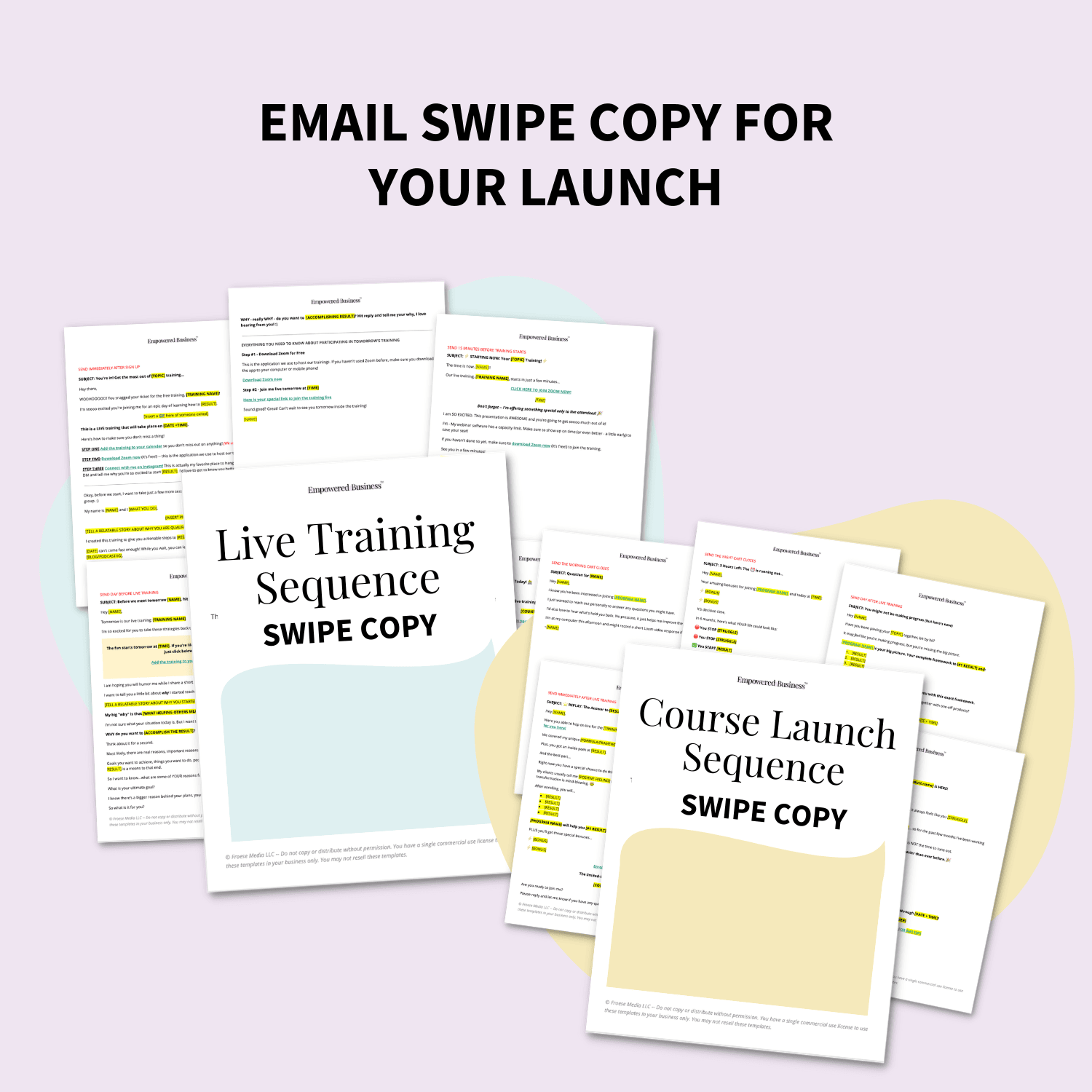 Ultimate Live Launch Toolkit Email Swipe Copy