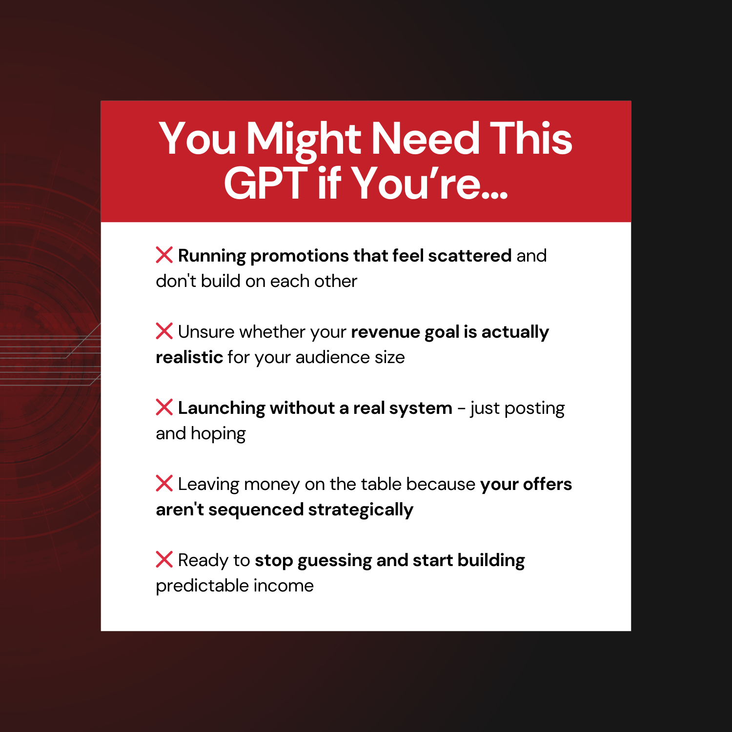 You might need this GPT if you're...