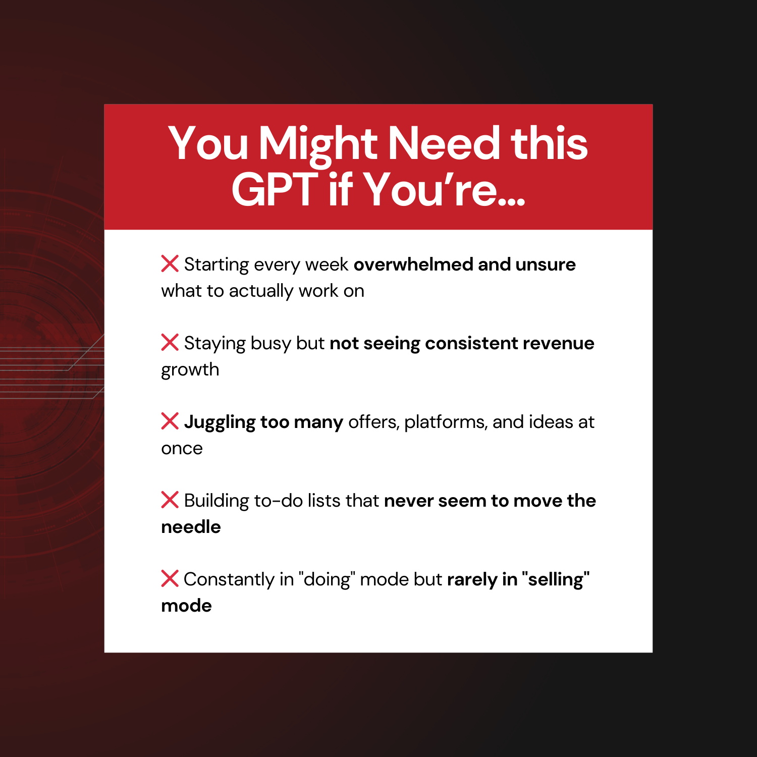 Maria - The Monday Revenue Reset GPT - You Might Need this GPT if You're...