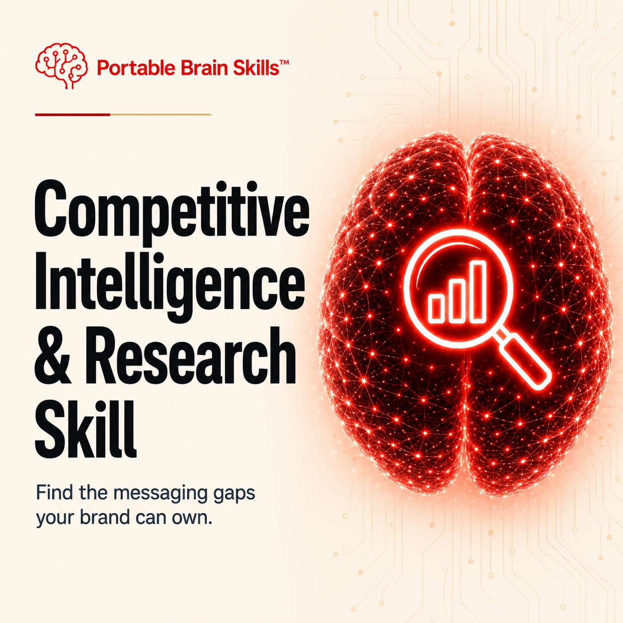 Competitive Intelligence & Market Research Skill - Portable Brain Skills