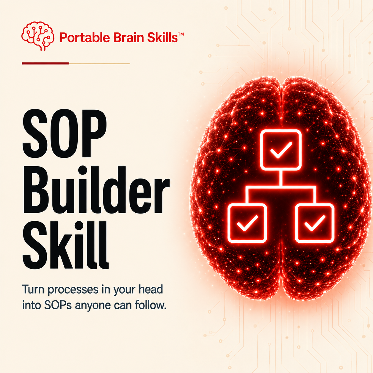 SOP Builder Skill - Portable Brain Skills