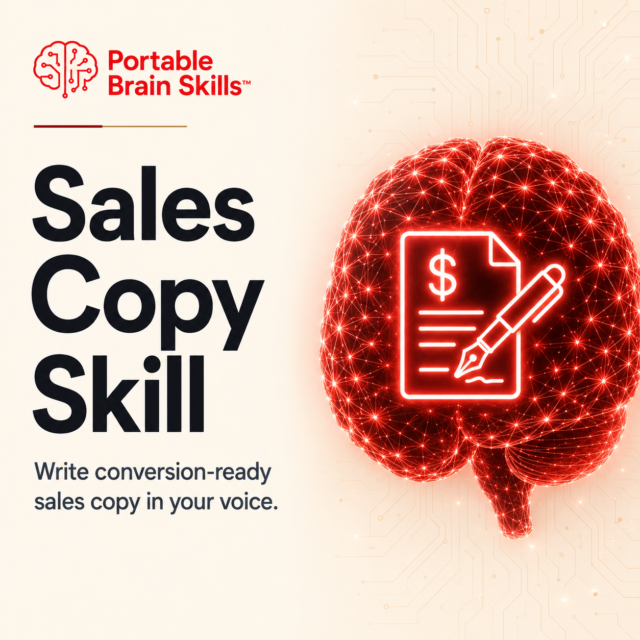 Sales Copy Skill mockup