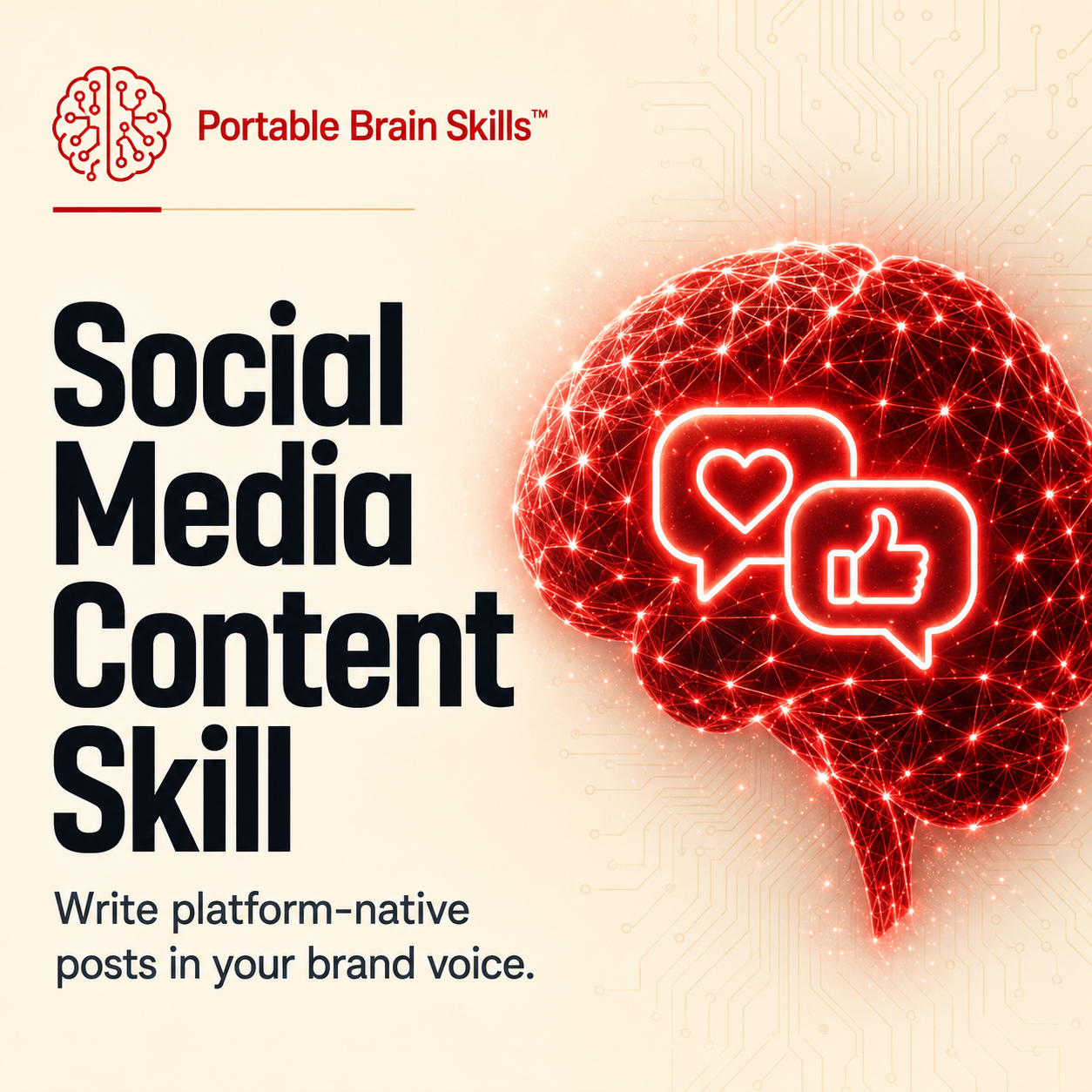 Social Media Content Skill mockup