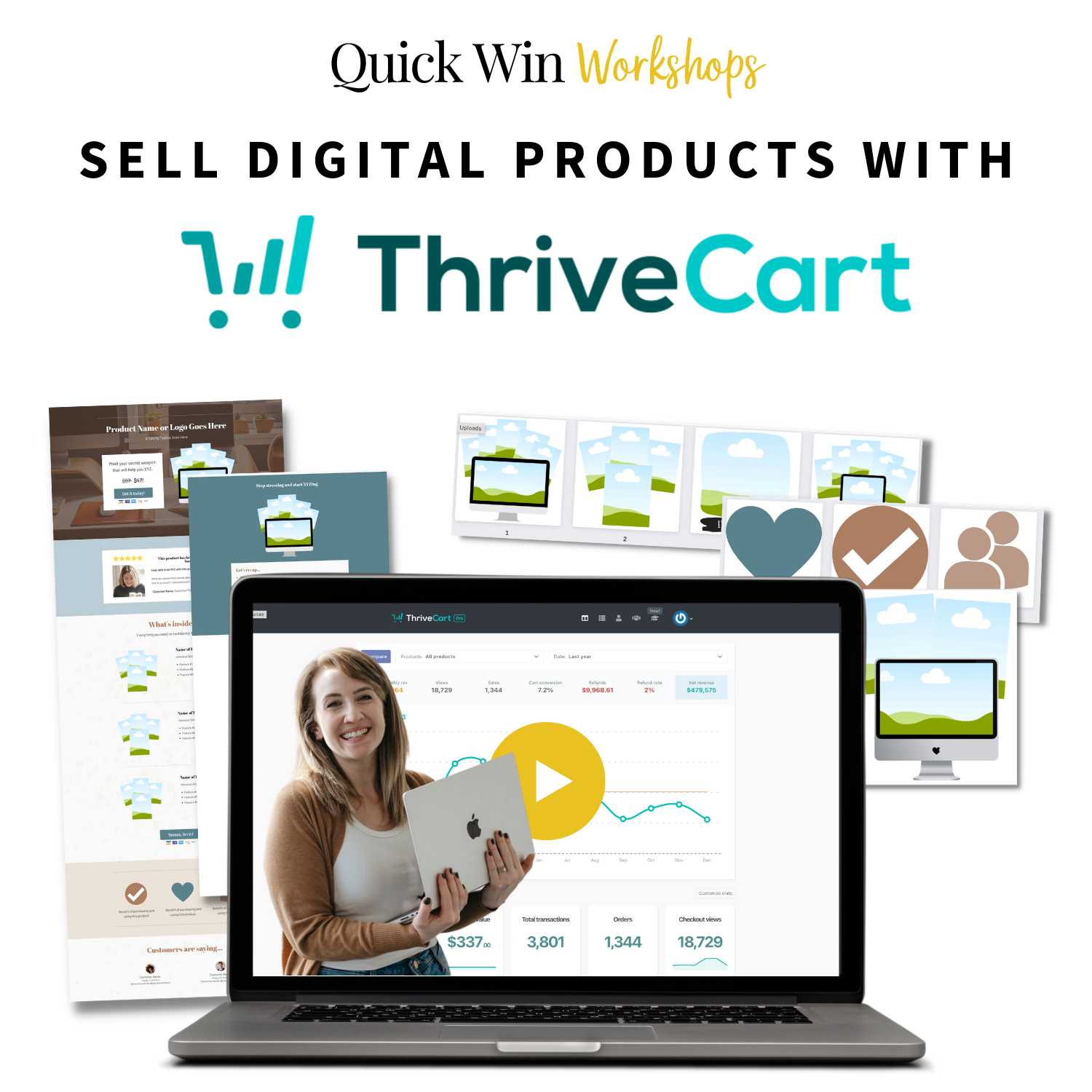 Quick Win Workshop: How to Sell Digital Products with ThriveCart
