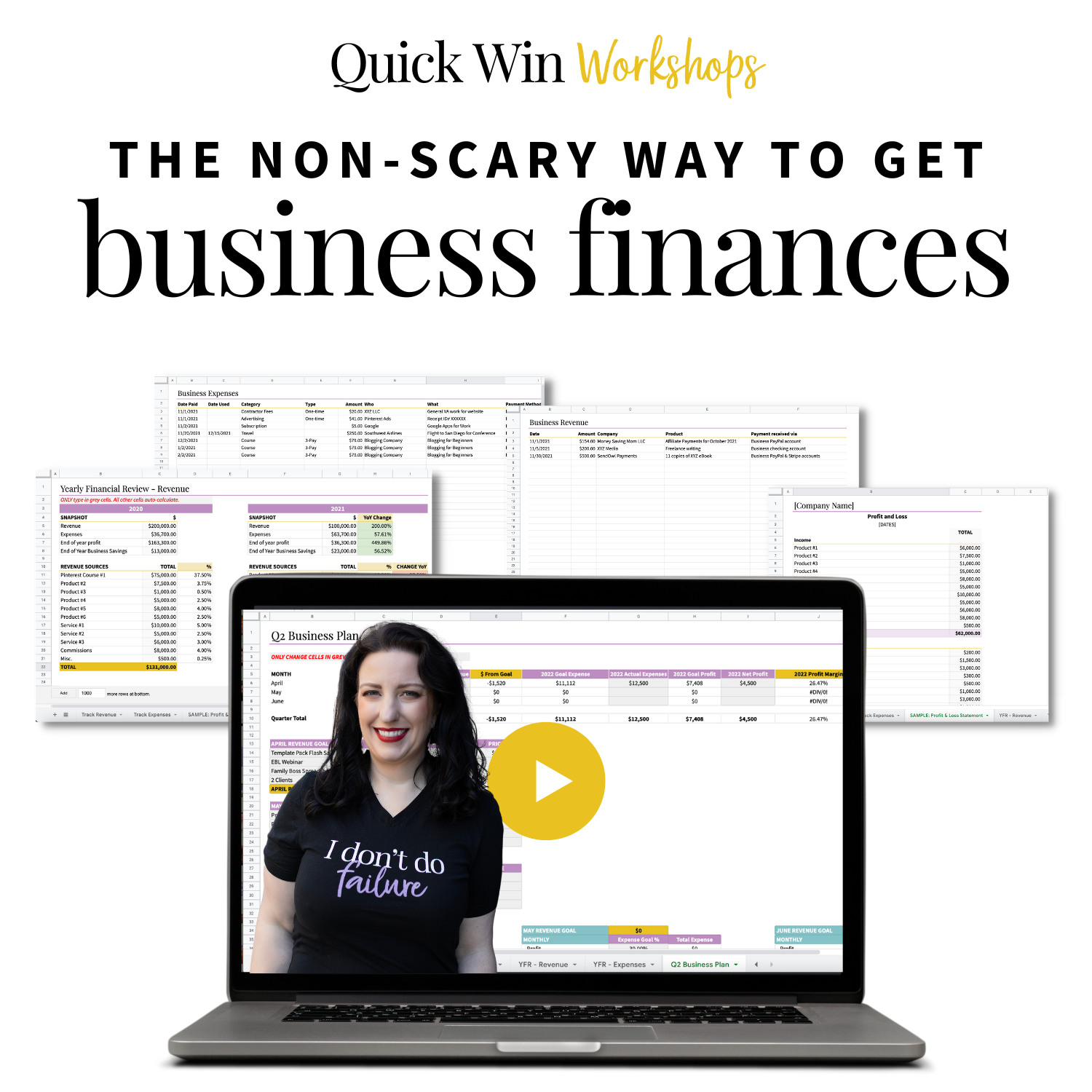 Quick Win Workshop: The Non-Scary Way to Understand Your Business Finances