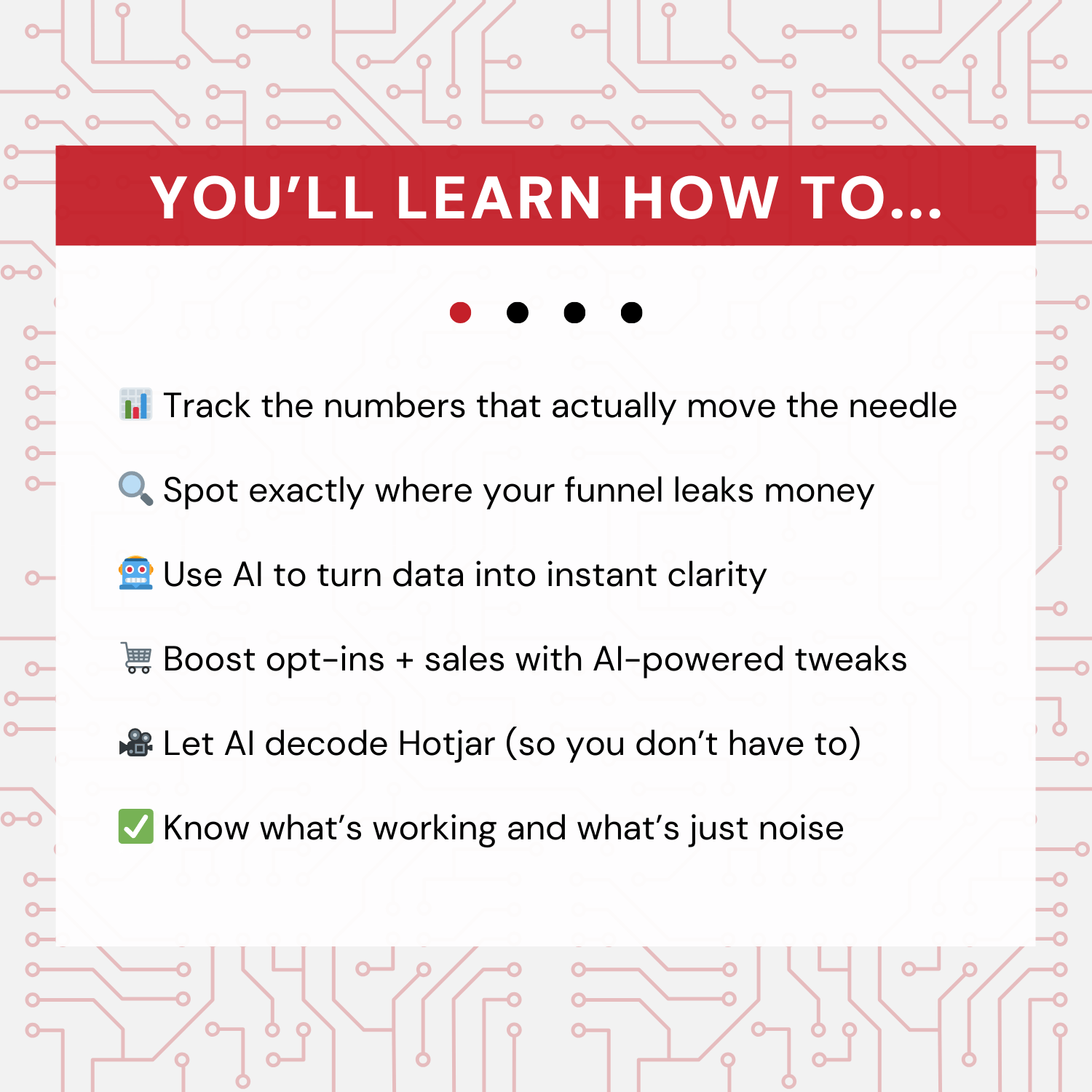 Quick Win Workshop - AI Funnel Fix - You'll learn how to