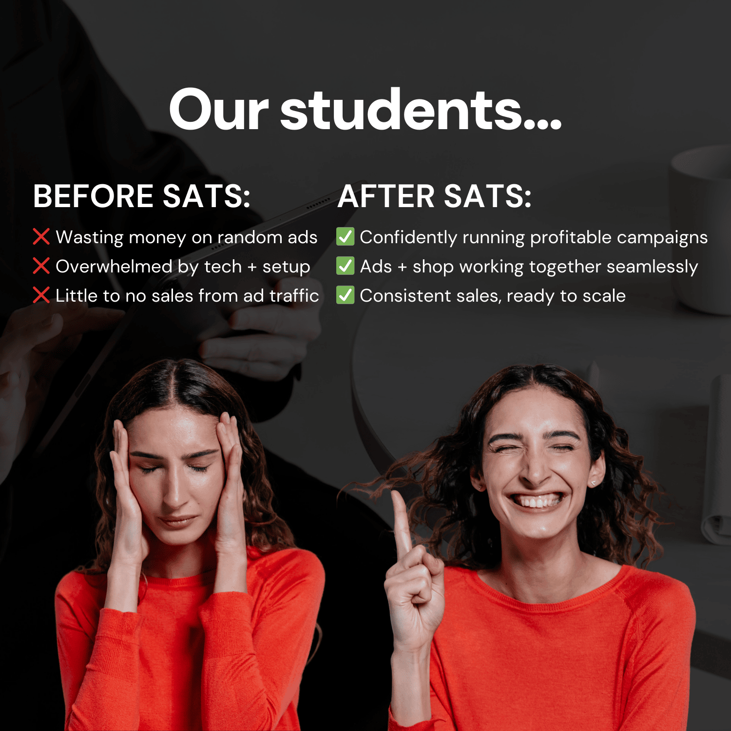 Shop Ads That Scale What Our Students Walk Away With