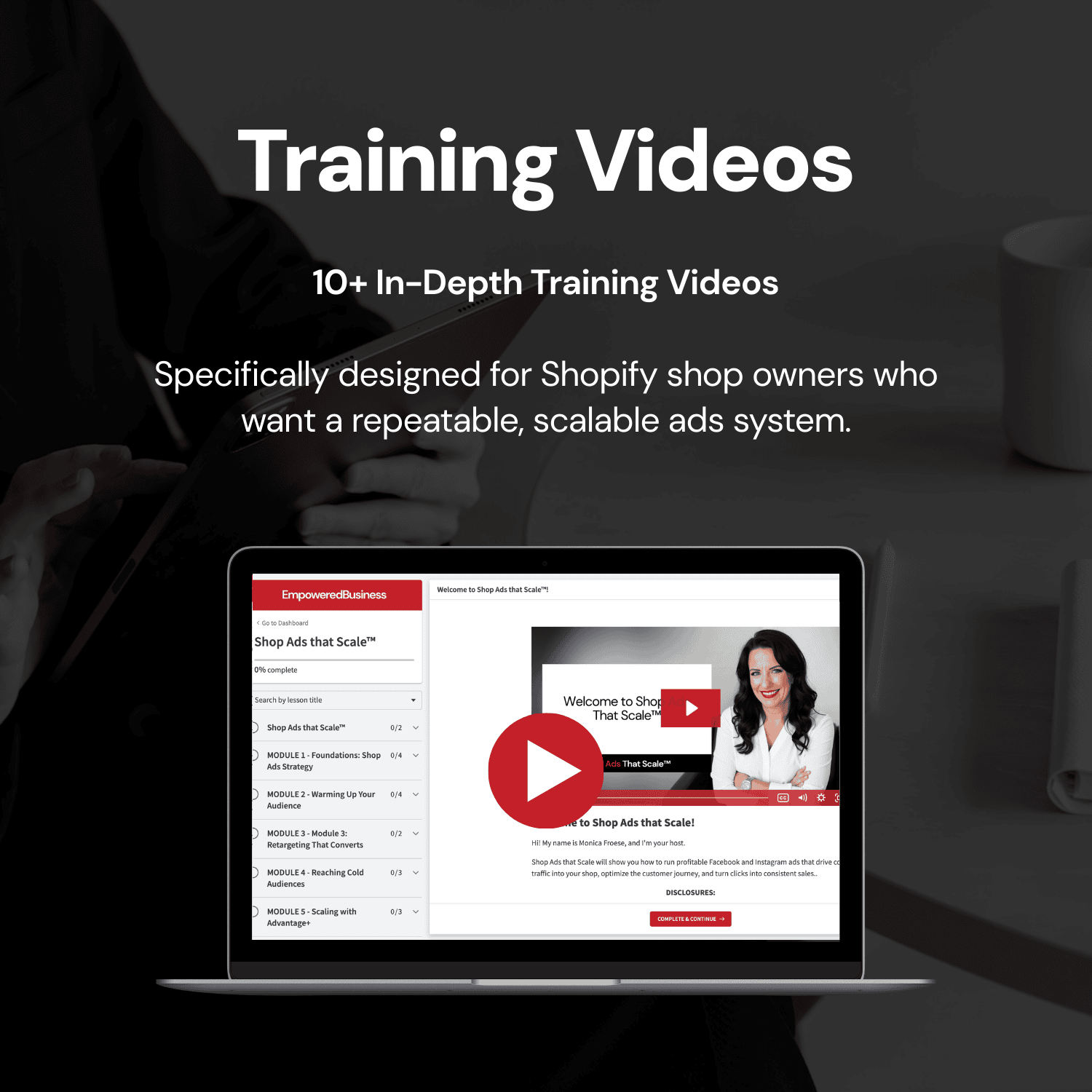 Shop Ads That Scale Training Videos