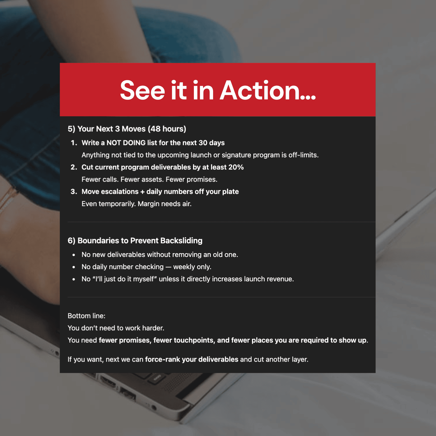 Stop Doing This GPT see it in action