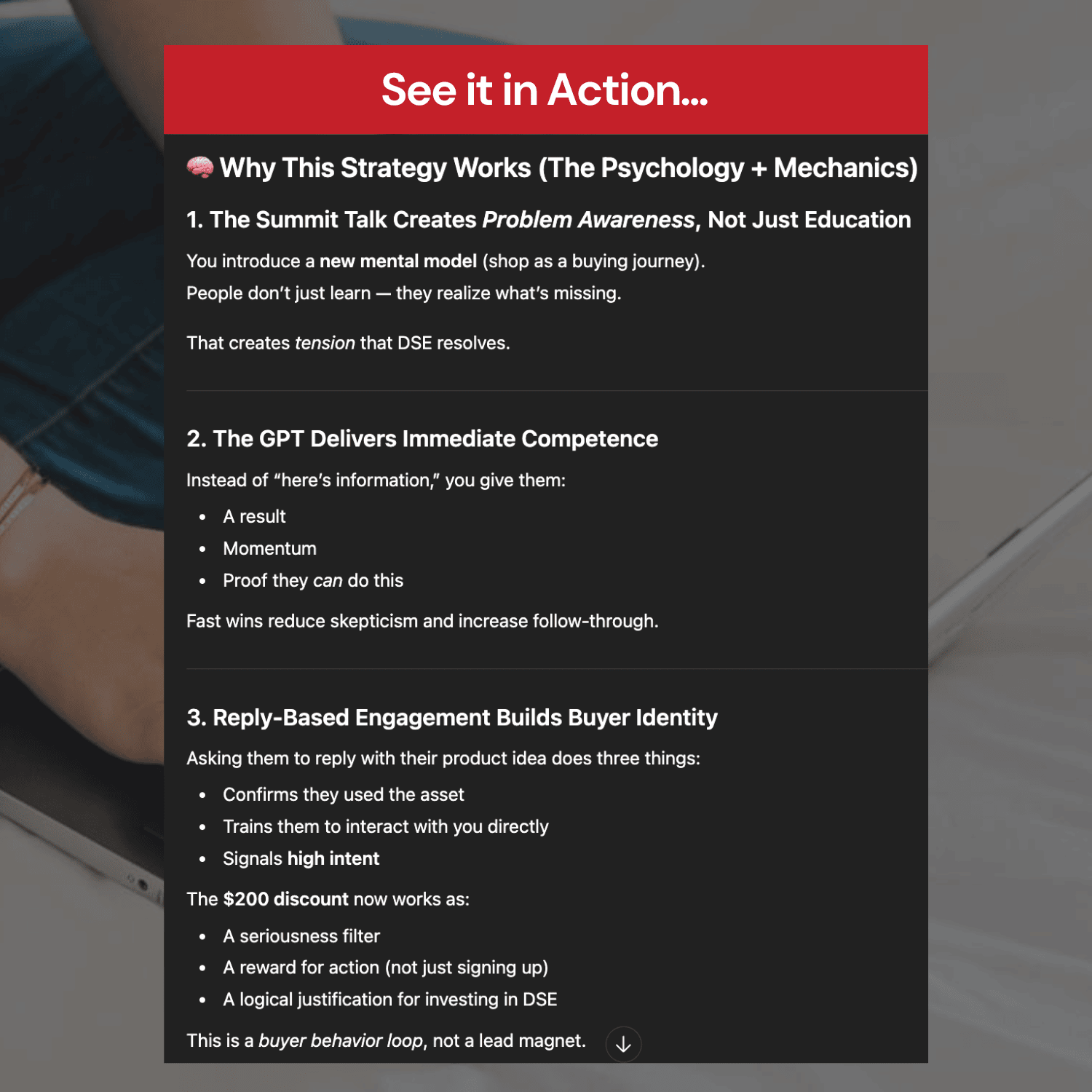 Summit-to-Sales Funnel Architect GPT see it in action