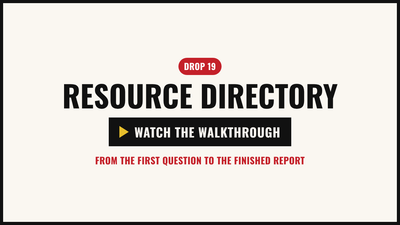 Walkthrough video: the example directory, from picking zones to the personal guide