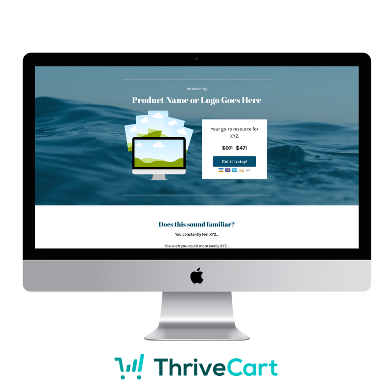 Sales Page ThriveCart Template