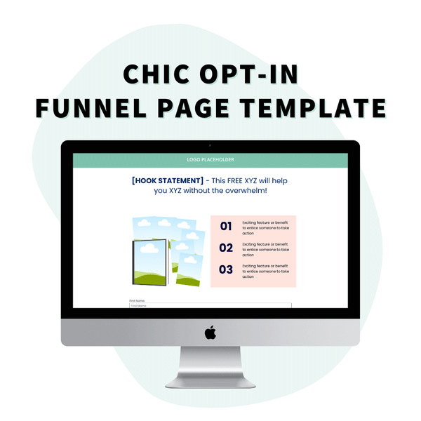 Chic Opt-in Funnel Page Template