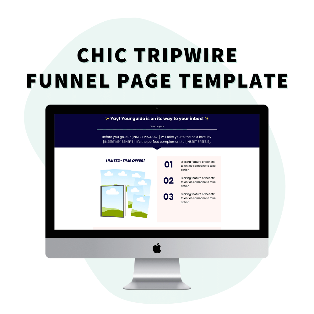 Chic Tripwire Funnel Page Template