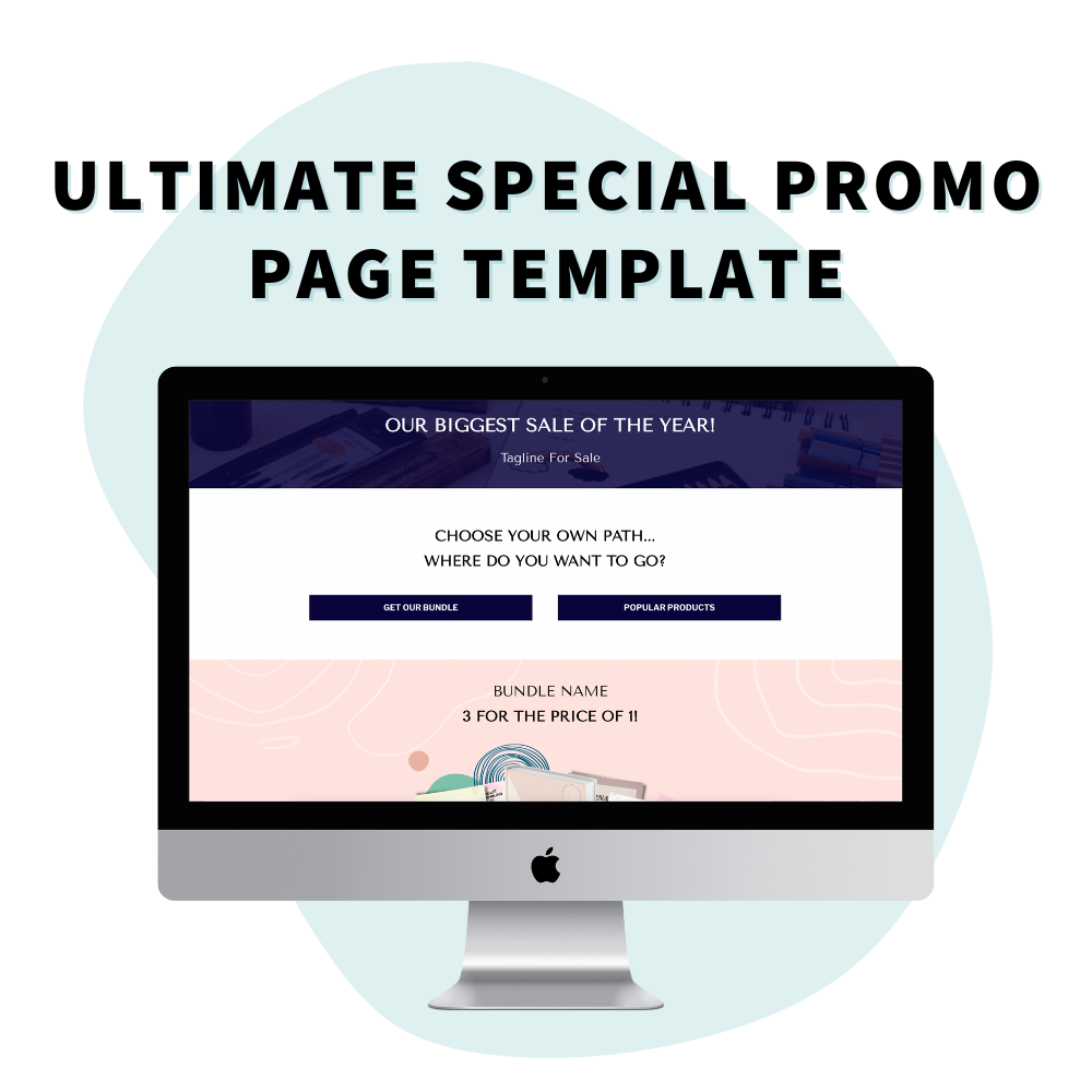 Ultimate Special Promo Page Template – Empowered Shop