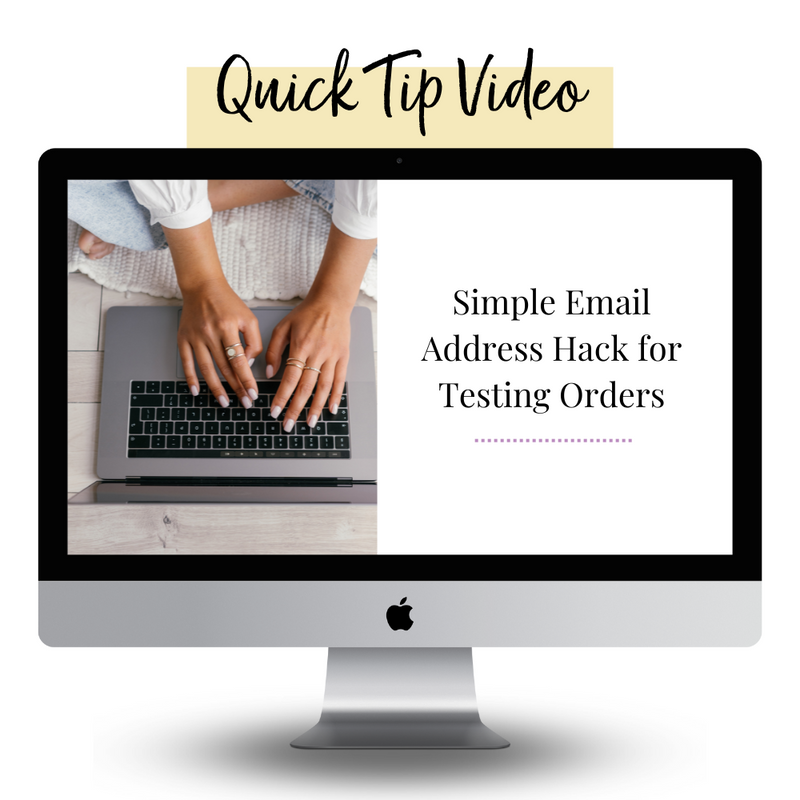 imac mockup with text simple email address hack for testing orders
