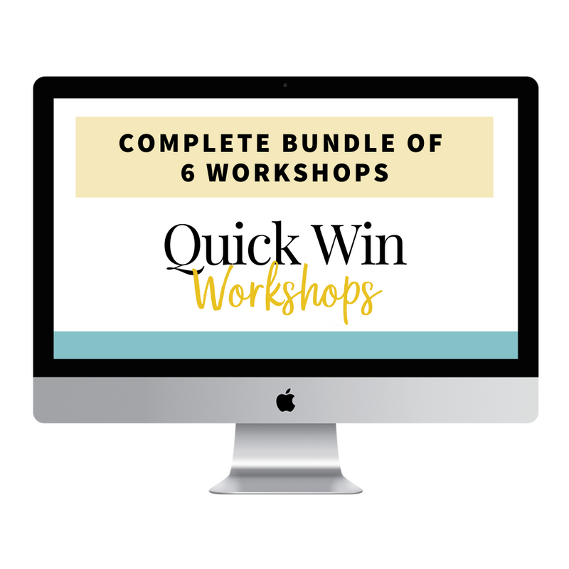 Quick Win Workshop Bundle of 6