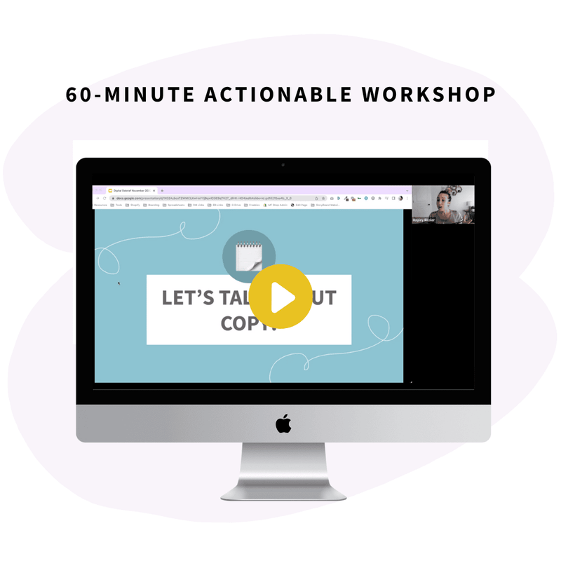 60-Minute Actionable Workshop on Writing Email Copy