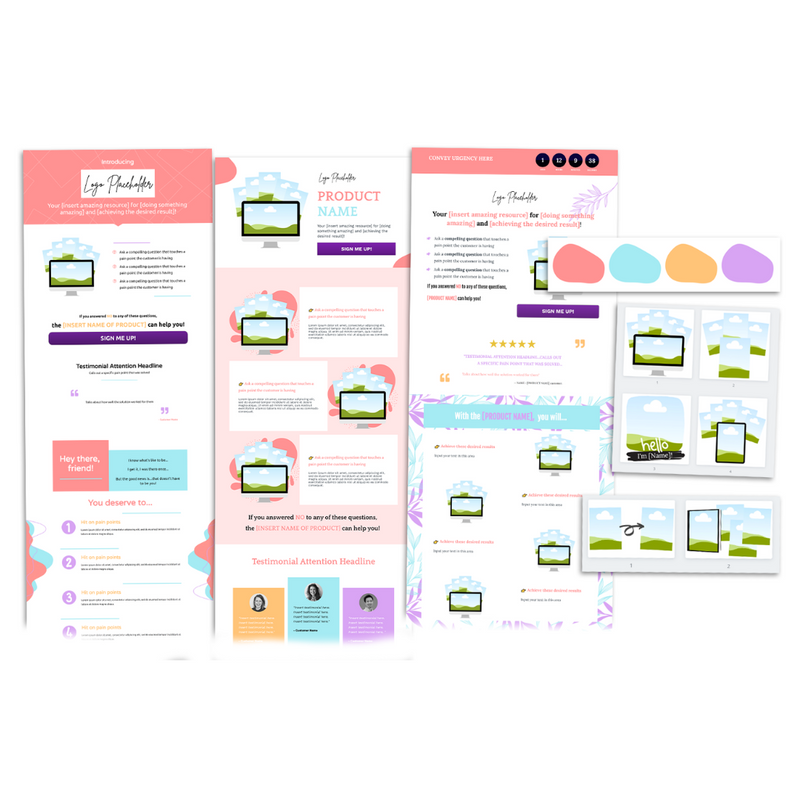 Triple Dip Funnel® Templates: Poppy