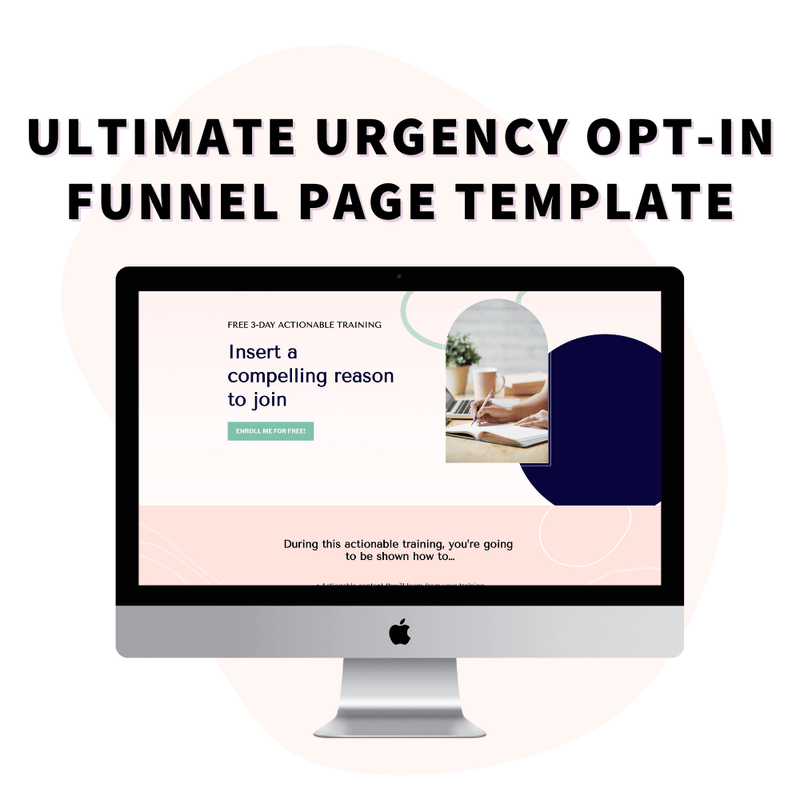 Ultimate Urgency Opt-In Funnel Page Template – Empowered Shop
