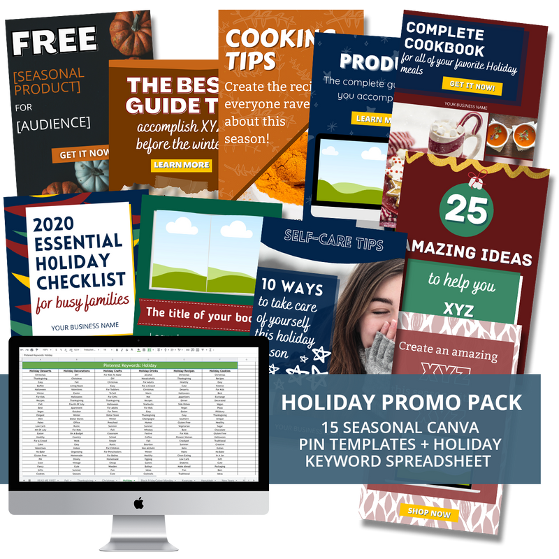 Holiday Promo Pack for Pinterest